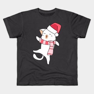 Christmas cat Kids T-Shirt